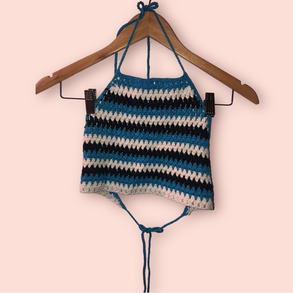BP crochet halter top NWT